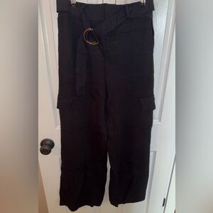 Balboa Women’s Stylish Black Cargo Pants